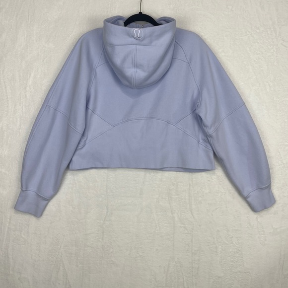 Lululemon Scuba Oversized Half Zip Hoodie Light Cotton Terry Womens M/L W3DM4S - Picture 2 of 10
